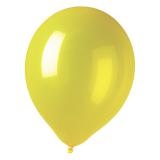 12 ballons de baudruche unicolores - jaune