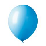 12 ballons de baudruche unicolores - bleu clair