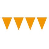 Guirlande de fanions unicolore 10 m - orange