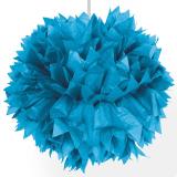 Deckendeko "Pom-Pom aus Wabenpapier" 30 cm-türkis