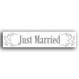 Rouleau rubalise "Just Married" 15 m