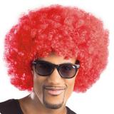 Perruque afro - rouge