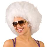 Perruque afro - blanc