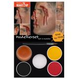 Set de maquillage & modelage Aqua pour blessures 6 pcs