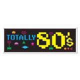 Bannière "Totally 80's" 152 cm