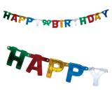 Guirlande de lettres "Happy Birthday" 152 cm