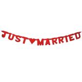 Guirlande de lettres  "Just Married" 1,5 m