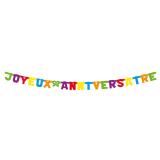 Guirlande de lettres "Joyeux Anniversaire" 200 cm