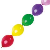 10 ballons de baudruche colorés pour guirlande