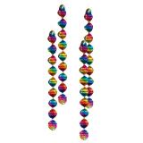 4 suspensions à spirales "Rainbow" 60 cm 