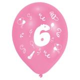 8 ballons multicolores "Fête d'anniversaire" - 6