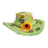 Chapeau de soirée "Sunflower" - vert