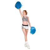 Pompon de Pom-Pom-Girl unicolore - bleu