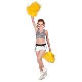 Pompon de Pom-Pom-Girl unicolore - jaune