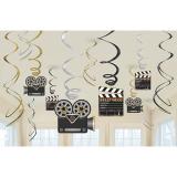 Déco de plafond "Hollywood" 12 pcs