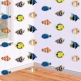 Décos à suspendre "Poissons exotiques" 213 cm 6 pcs