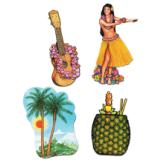 Décorations Luau 51 cm 4pcs