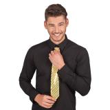 Cravate avec paillettes - doré