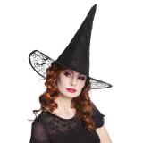 Joli chapeau de sorcière transparent