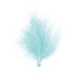 Plumes unicolores 20 pcs. - bleu clair