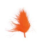 Plumes unicolores 20 pcs. - orange