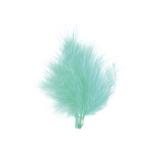 Plumes unicolores 20 pcs. - turquoise