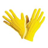 Gants unicolores "Couleurs à gogo" 23 cm - jaune