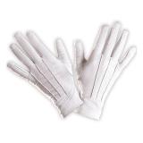 Gants unicolores 22 cm - blanc