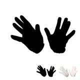 Gants unicolores 22 cm