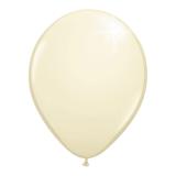 50 Ballons de baudruche unis métallisés - ivoire