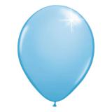 10 Ballons de baudruche unis métallisés - bleu clair