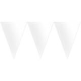 Guirlande en papier unicolore "Jeux de couleurs" 4,5 m - blanc