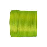 Cordelette unicolore en satin 25 m - vert