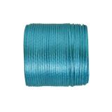 Cordelette unicolore en satin 25 m - turquoise