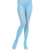 Collants unicolores - bleu clair-taille unique (S-L)