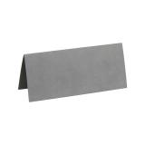 Einfarbige Tischkarten 10er Pack - Grau