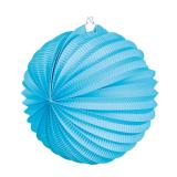 Lampion unicolore 23 cm - bleu