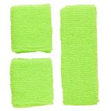 Bandeau unicolore fluo 3 pcs. - vert