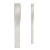 Einfarbiges Satin Deko-Band-elfenbein-3 mm