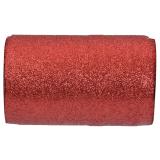 Ruban unicolore "Mille feux" 50 m - rouge