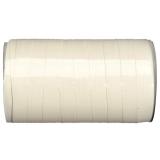 Ruban cadeau unicolore brillant 50 m - blanc
