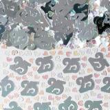 Confettis glamour "25 scintillants avec cœurs" 14 g