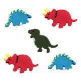 Déco comestible pour gâteaux "Dino-Party" 5 pcs.