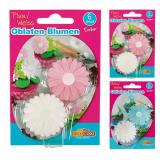 Essbare Oblaten-Blumen 6er Pack