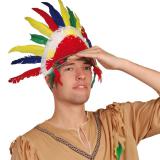 Parure de plumes "Chef Indien Sitting Bull"