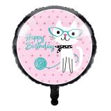 Ballon en alu "Petit chat" 44 cm 