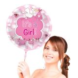 Ballon en aluminium "It's a Girl! -Fête" 43 cm