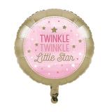 Ballon en alu "Little Star" 43,5 cm rose