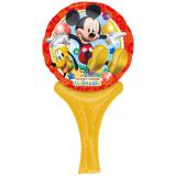 Mini ballon en aluminium "Le club de Mickey Mouse" 30 cm
