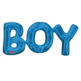 Ballon en aluminium "Boy" 50 cm